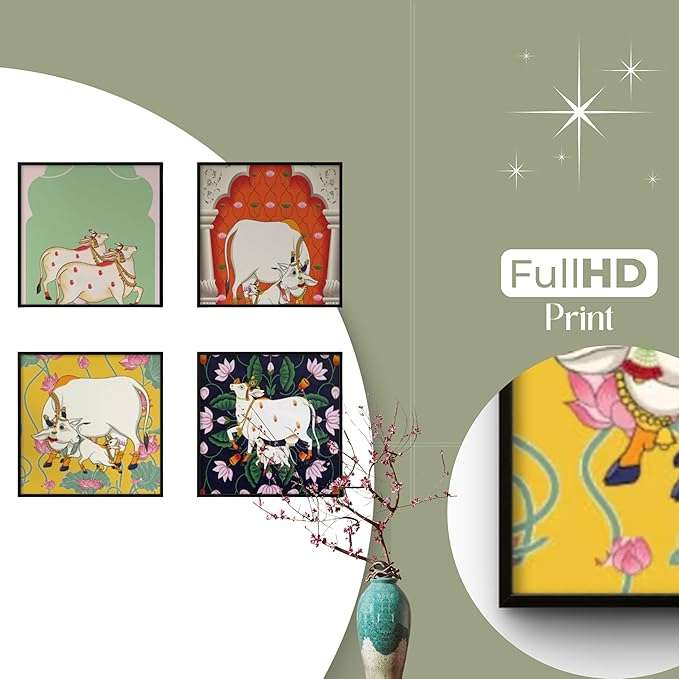Pichwai Handmade Wall Painting - Image 6